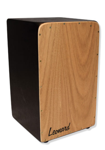 cajon liso oscuro con tapa clara